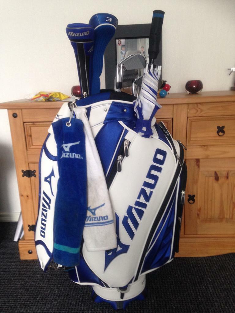mizuno leather golf bag